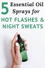 Diy Essential Oil Spray For Hot Flashes 5 Recipes To Use Essential Oil Spray Hot Flashes Essential Oils Oils For Hot Flashes