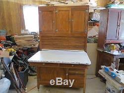 antique hoosier sellers kitchen cabinet