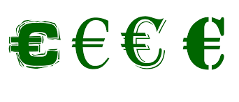 Change the following char variables 'j''o''e' to upper case joe and output the result. Euro Symbol Money Currency Sign Png Picpng