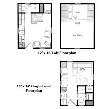 Finished Right Contracting 12 X 16 Cabin Floorplan Tiny House Floor Plans Tiny House Layout Cabin Floor Plans