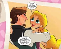 Between The Kisses Disney Jokes Disney Funny Disney Tangled
