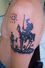 It S Tough To Distinguish What S More Famous The 17th Century Novel By Spanish Author Miguel De Cervantes Or The 1955 Artwork By Pablo Dovme Tasarimlari Dovme