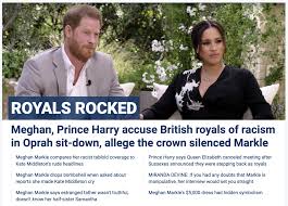 Meghan markle • duchess of sussex • меган маркл. Meghan Markle Prince Harry S Oprah Interview About Racism March 7 2021 Gematria Effect News