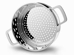 Le Tamis Du Vitaliseur Grand Chef Avec Des Petites Gouttieres Ajoutees Sur Les Cotes Pour Que L Eau De Condensation S Ecoule Cuisson Vapeur Laitage Cuit Vapeur