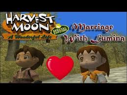 All about the astrological moon: Harvest Moon A Wonderful Life Se Marriage With Lumina Youtube