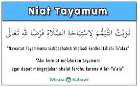 Berikut adalah tata cara wudhu yang baik dan benar serta rukun! Bacaan Niat Sebab Syarat Dan Tata Cara Tayamum Lengkap