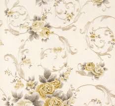 The great collection of gold floral wallpaper for desktop, laptop and mobiles. Wallpaper Romantica Flower White Gold As 30647 4
