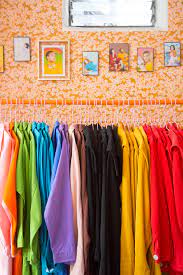 The answer is 7 amazing ones: Big Bud Press In Echo Park Color Coordinated Closet Closet Colors Echo Park