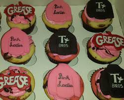 1950s theme party 50s theme parties fifties party retro party 1950s party decorations grease themed parties grease party sock hop party pinup. Grease Movie Themed Birthday Cupcakes Pink Ladies T Birds And Grease Made By Sweetthings Cupcakery Htt Grease Party Grease Themed Parties Grease Movie