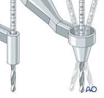Locking head screw insertion