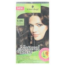 Shades of light brown hair color. Schwarzkopf Natural Easy 5 05 Golden Light Brown Hair Color Cream 1 Set Tesco Lotus Groceries