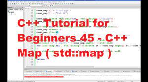C Vector To Map C++ Tutorial For Beginners 45 - C++ Map - Youtube