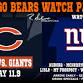 NFL FOOTBALL  WEEK 10 | Bears vs. Giants event image