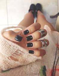 Inspirational nail art and designs. 12 Beautiful Dark Nail Polish Ideas Glam Radar Nail Colors Winter Dark Nails Nail Polish