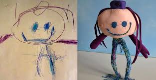 Art projects for kids and the whole family! Child S Own Studio Custom Making Soft Toys With Children Childrens Drawings Drawing For Kids Drawings
