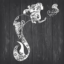 Download Clip Art Art Collectibles Zentangle Mermaid Tail Monogram Svg Mandala Mermaid Svg Mermaid Cut File Cricut Svg File Zentagle For Cricut Silhouette Svg Intricate Svg