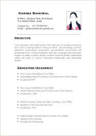 Indian Resume Format Download In Ms Word Best Resume Examples