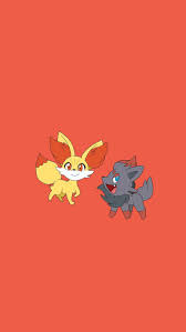 Fennekin X Zorua Pokemon Wallpaper Zorua Pokemon Pokemon Iphone Wallpaper