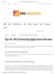 These scholarships are awarded to excellent students of chevening eligible countries around the universe. Tips For Jpa Scholarship Application Interview Mr Sai Mun