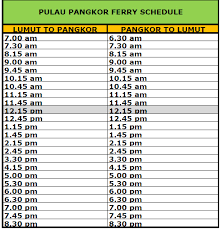 My roro ferry penumpang dan kenderaan ke langkawi. Tiket Feri Ke Pulau Pangkor Harga Tiket Book Online Semakan My