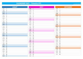 Planning semaine 2021 à imprimer. Calendrier Trimestriel 2021 A Consulter Telecharger En Pdf Et Imprimer