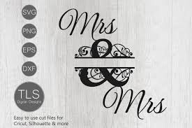 Download Mrs Mrs Svg Gay Wedding Svg Wedding Cake Topper 376966 Monograms Design Bundles