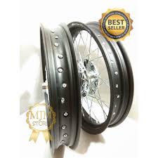 Velg tapak lebar jari jari. Sepaket Velg Vixion Old Tapak Lebar 160 185 Tromol Set Jari Jari Shopee Indonesia