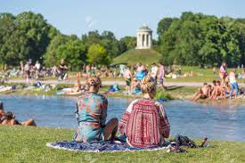 People Enjoying The Summer Sunbathing Swimming In River Izar Stock Photo Picture And Royalty Free Image Image 82012102