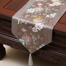 Decoracion Orgulloso Rose Tea Table Runner Table Flag Table Chinese Style Satins Table Runner Mantel Bed Runner Table Runners Bed Runner Dekorasyon Fikirleri