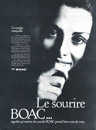 1968 BOAC BRITISH Overseas Airways Corp PRINT AD Vickers VC10 JET airline  advert $19.99