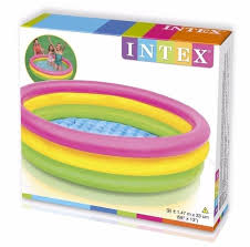 Harga kolam renang anak dari plastik. Jual Kolam Renang Karet Pelangi Intex Swimming Pool 147x33 Cm Kolam Anak Harga Murah Ralali Com Harga Grosir 2021 Ralali Com