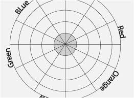 Coloring Pages Color Wheel Stock Best Blank Color Wheel