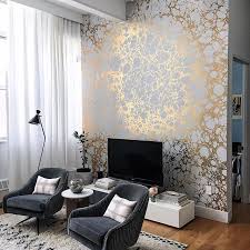 Ein Sehr Dekorative Tapete Mit Einem Glamour Touch Fur Moderne Einrichtungen Moderne Einrichtung Tapeten Wohnzimmer Moderne Inneneinrichtung