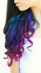 Gem Under Lights Blues Turquoise Ombre Hair Extensions Clip Etsy Rainbow Hair Color Bright Hair Hair Styles