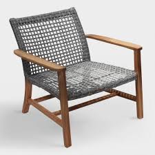 Our Contemporary Accent Chairs Feature Solid Teak Wood Frames With Gray Weather Resistant Resi Teak Patio Furniture Outdoor Chairs Affordable Outdoor Furniture
