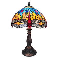 Charming rustic look for this linen closet makes it an excellent choice for country or boho décor. Bieye L10689 Dragonfly Tiffany Style Stained Glass Table Lamp With 12 Inch Wide 6 Dragonflies On Lampshade And Metal Base Orange Blue 12 W X 18 H Buy Online In Bahamas At Bahamas Desertcart Com Productid