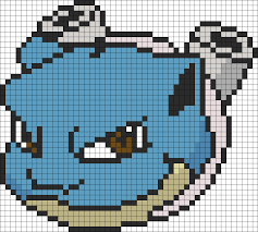 Pokemon Battle Trozei Blastoise Kandi Pattern Pokemon Cross Stitch Pokemon Bead Pokemon