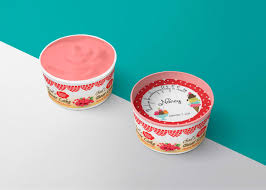 Free Strawberry Ice Cream Cup Mockup Free Logo Mockup Mockup Free Psd Logo Design Mockup