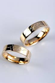 Personalised Wedding Rings Wedding Rings Art Couple Wedding Rings Personalized Wedding Rings