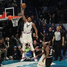 36 pts, 14 reb, 4 blk for giannis antetokounmpo! All Star Game Highlights Giannis Slams Lob From Steph Curry Sports Illustrated