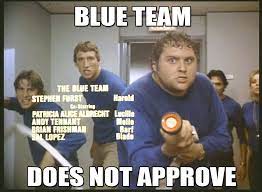 Midnight Madness Blue Team Does Not Approve Team Blue Stephen Furst No Response