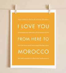 I Love You From Here To Morocco Valentines Day Gift Morocco Art Print By Hopskipjumppaper Art Print Gifts West Virginia State Art Print