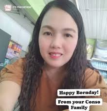 Happy bornday Charlaine Starla Macapagal🎉🎂! May God shower you with love  and affection in the same way you shower your coworkers. Best wishes