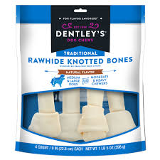 Besides, rawhides help them in developing strong jaws. Dentley S Traditional 9 Rawhide Knotted Bones Dog Treats Dog Bones Rawhide Petsmart
