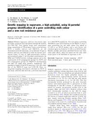 0 avaliações0% consideraram este documento útil (0 voto). Pdf Genetic Mapping In Sugarcane A High Polyploid Using Bi Parental Progeny Identification Of A Gene Controlling Stalk Colour And A New Rust Resistance Gene