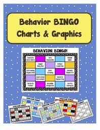 Classroom Management Behavior Modification Bingo Charts Graphics