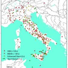 Hypoellipse docker used to run hypoellipse: Distribution Of The Stations Connected To The Ingv Centre In Rome At Download Scientific Diagram