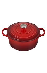 High with lid so it will fit in the oven. 3 1 2 Quart Signature Round Enamel Cast Iron French Dutch Oven Nordstrom