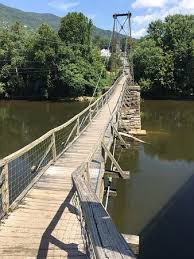 Your swinging bridge buchanan stock images are ready. Currently Closed To Pedestrians Picture Of Buchanan Swinging Bridge Tripadvisor