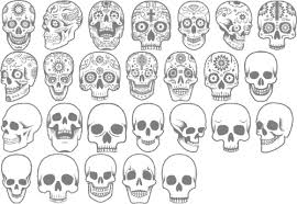 Though details and shading and color are all very good and a definite must, most men tend toward clean and smooth lines which make for a very simple version of a skull. Jayhilgert Abtsdayofthedead 2011 Large Simple Skull Small Skull Tattoo Simple Skull Drawing
